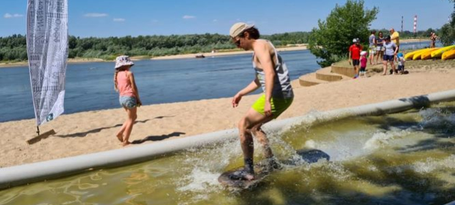 Bezpłatne atrakcje wodne na Plaży Romantycznej
