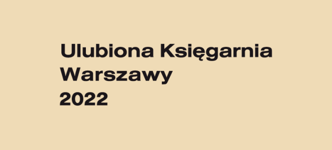 Ulubiona Księgarnia Warszawy 2022