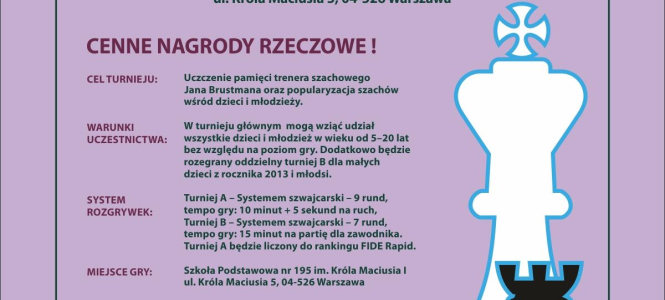 XV turniej szachowy im. Jana Brustmana