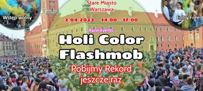 Holi Color Flashmob 2023- Pobijmy rekord jeszcze raz!