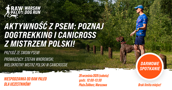 Poznaj dogtrekking i canicross z Mistrzem Polski!
