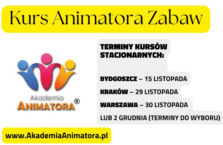 Kurs Animatora - AkademiaAnimatora.pl