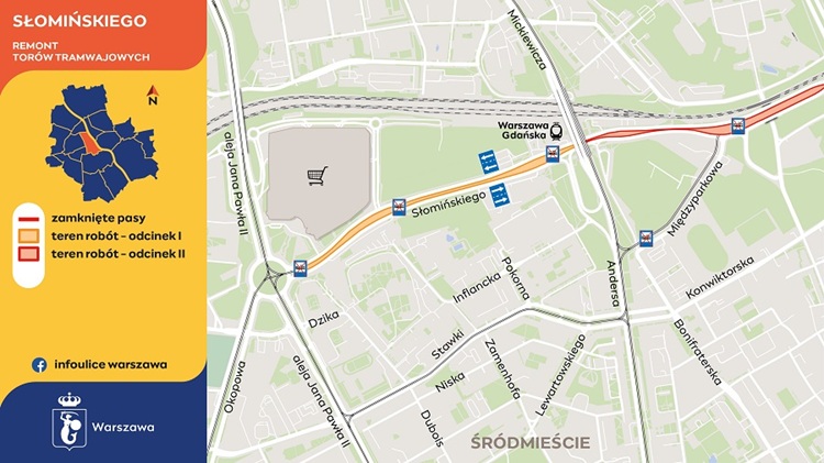 Remont Torowiska Słomińskiego Warszawa