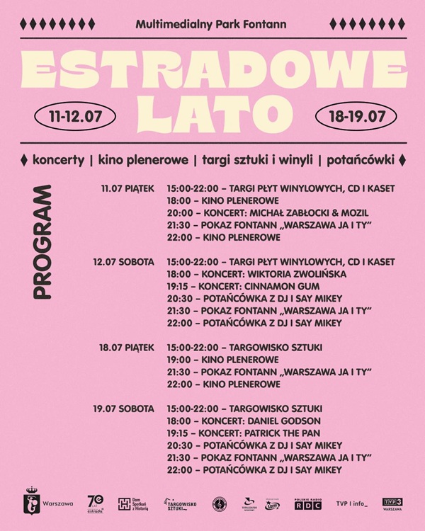 Estradowe Lato 2025 Warszawa
