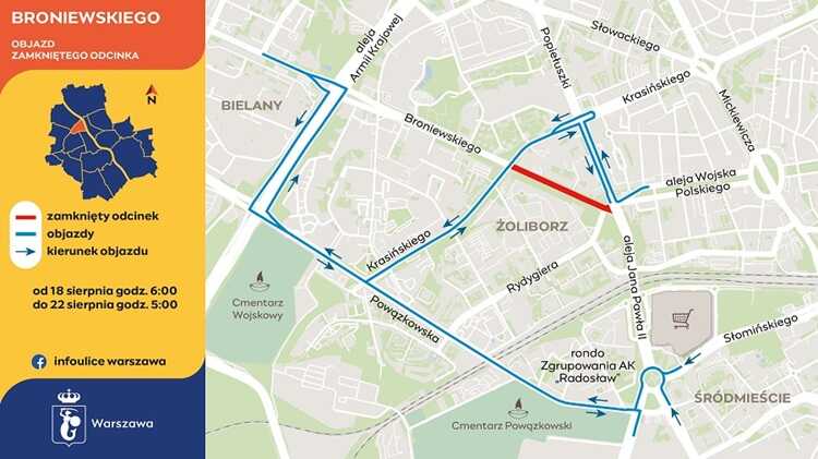 Broniewskiego Warszawa Remont