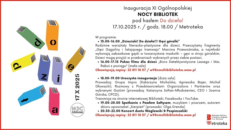 Noc Bibliotek w Warszawie