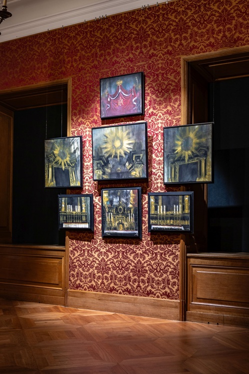 Fragment wystawy Łukasz Stokłosa.Lśnienie - Zamek Królewski w Warszawie