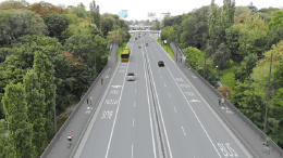 Nowy wiadukt Trasy Łazienkowskiej – prace przy Agrykoli idą pełną parą