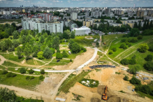 Coraz bliżej końca przebudowy parku im. Cichociemnych Spadochroniarzy AK
