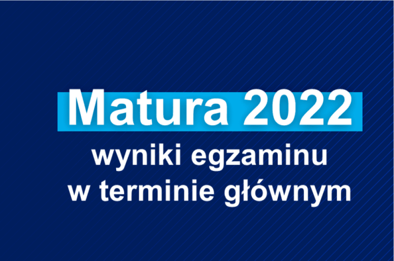 Wstępne informacje o wynikach egzaminu maturalnego przeprowadzonego w maju 2022 r.