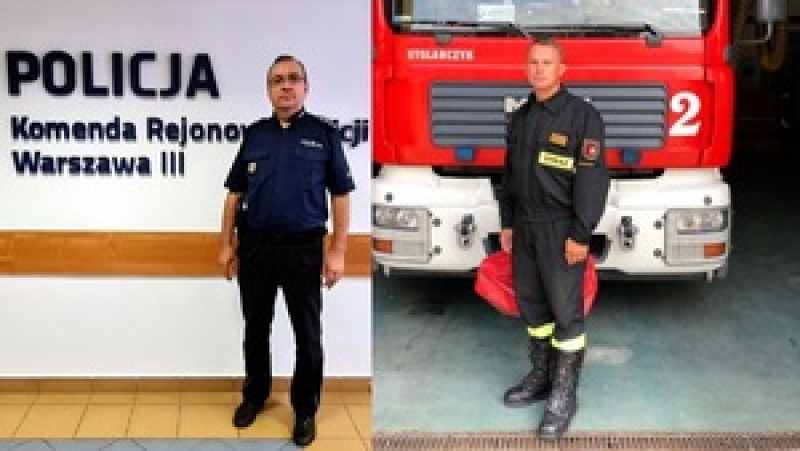 Wspólnie uratowali tonącego mężczyznę