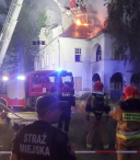 Pożar zabytkowego pustostanu w Forcie Bema