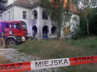 Pożar zabytkowego pustostanu w Forcie Bema