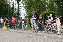 Egzamin na Kartę Rowerową pod czujnym okiem policjanta