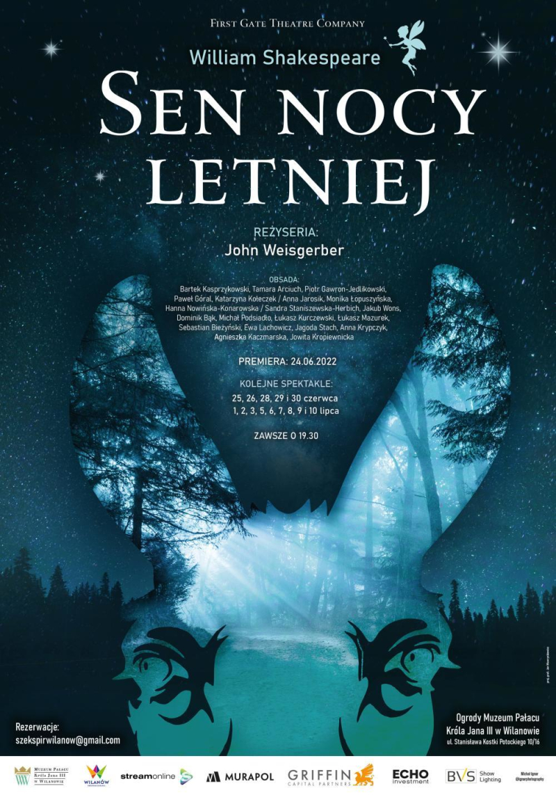 Szekspir w Parku - Sen nocy letniej
