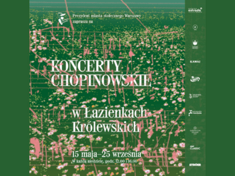 Zapraszamy do Łazienek na Koncerty Chopinowskie