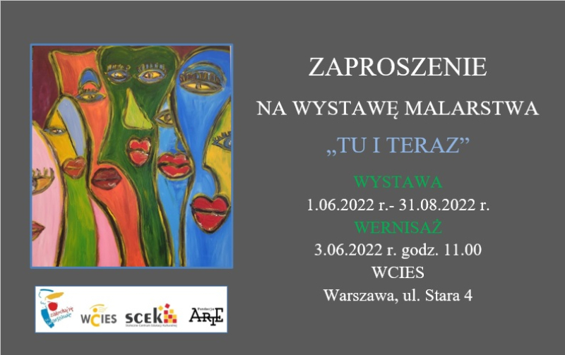"Tu i teraz" wystawa prac uczniów z Zespołu Szkół Specjalnych nr 105