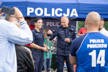 Turniej piłki nożnej o puchar Komendanta Powiatowego Policji w Pruszkowie insp. Michała Pisarskiego