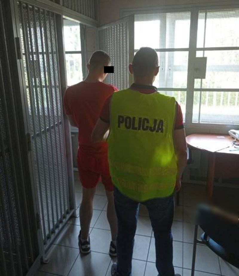 Na jego drodze stanęli dzielnicowi, trafił do aresztu śledczego