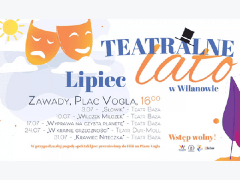 Teatralne lato w Wilanowie