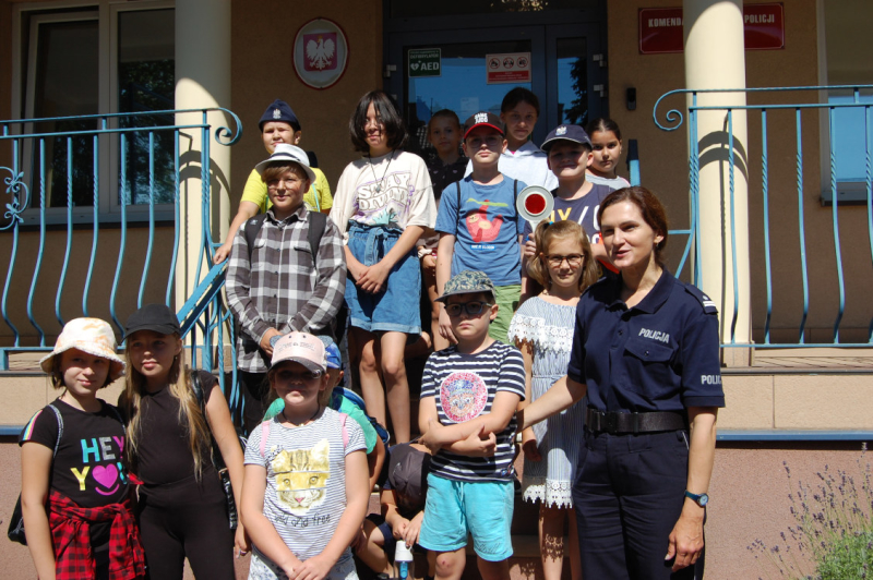 Bezpieczne wakacje z wołomińską Policją
