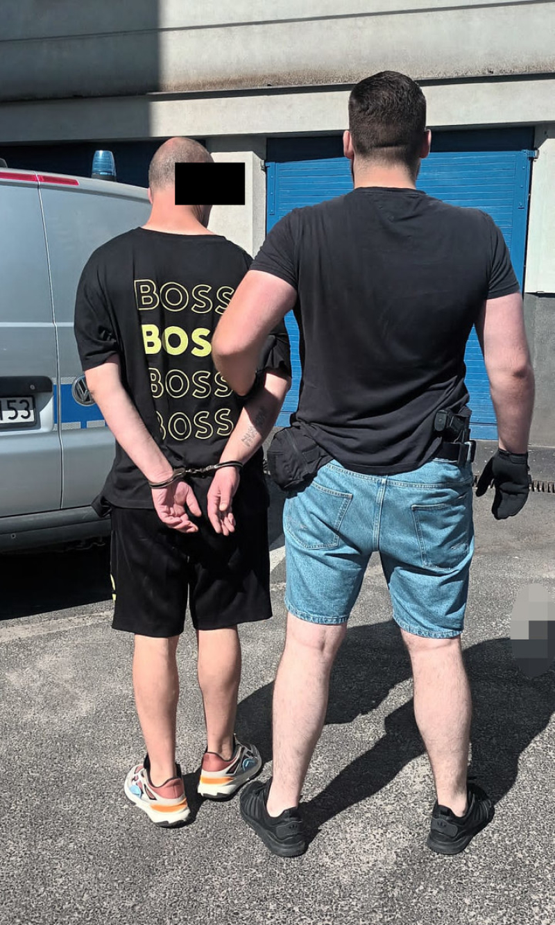 Zatrzymany i tymczasowo aresztowany za kradzież rozbójniczą