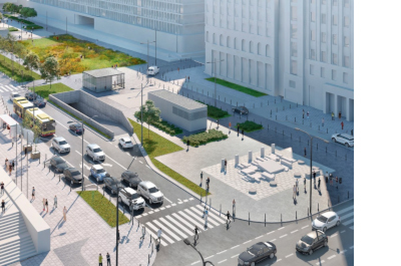 Będzie parking pod pl. Powstańców Warszawy