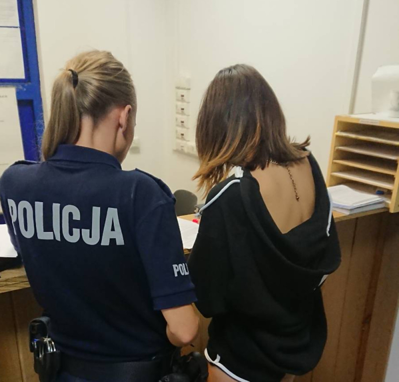 Poszukiwana 19-latka wpadła na skutek złamania przepisów