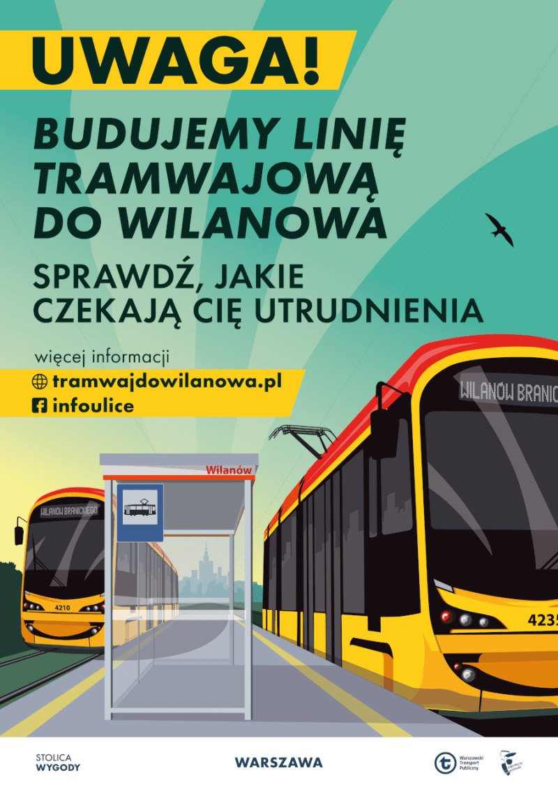 Tramwaj na Wilanów - przygotowania do budowy