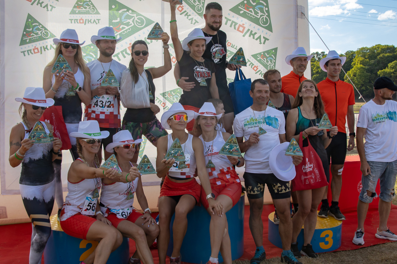 Kolejny raz na podium w zawodach triathlonowych