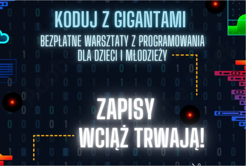 Bezpłatne warsztaty "Koduj z Gigantami"