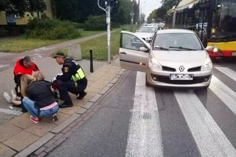 Dwie kobiety potrącone na Sadybie