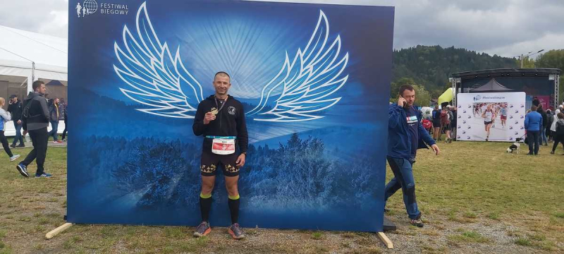 Dzielnicowy z Żoliborza wystartował w IRON RUN