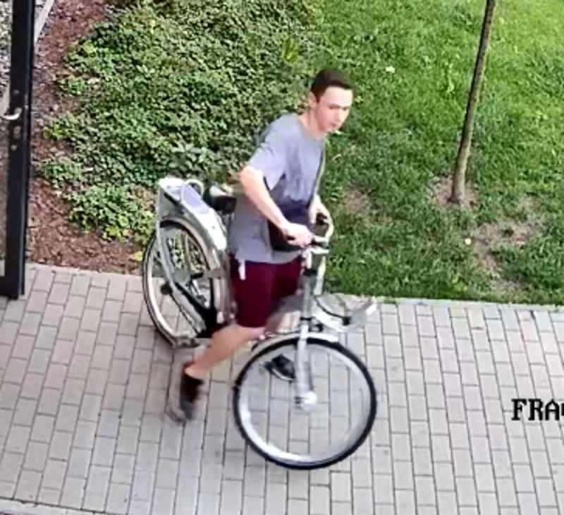 Kradzież roweru - poznajesz tego mężczyznę?