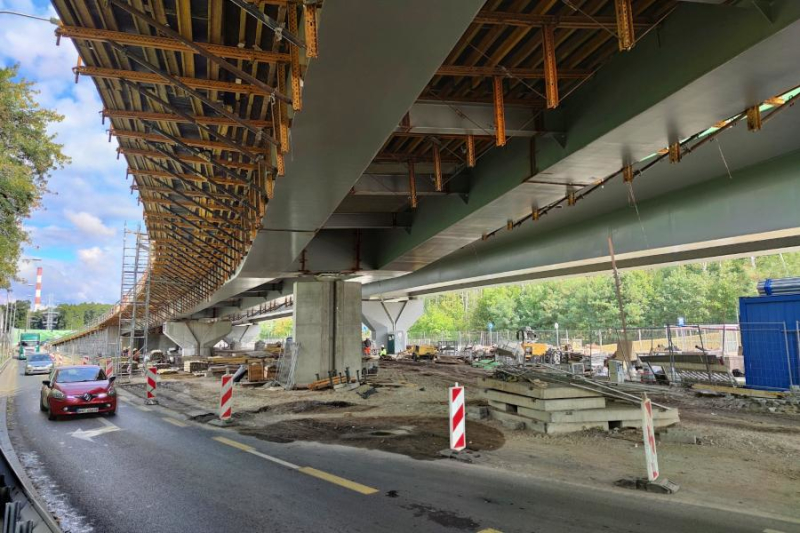 Budowa estakady w Rembertowie na finiszu