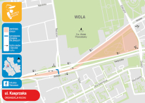 Tramwaj na Kasprzaka - kolejny etap prac