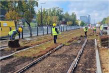 Tramwaj na Kasprzaka - kolejny etap prac