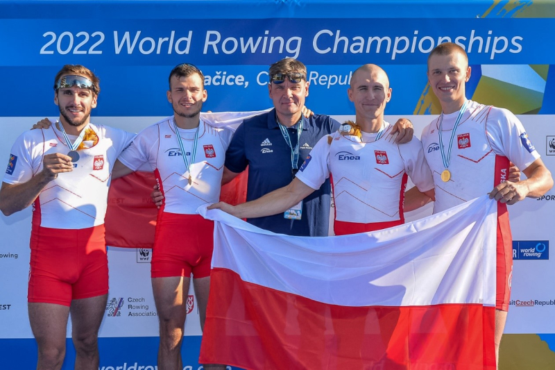 Dominik Czaja z Klubu Sportowego AZS AWF Warszawa został mistrzem świata w wioślarstwie!