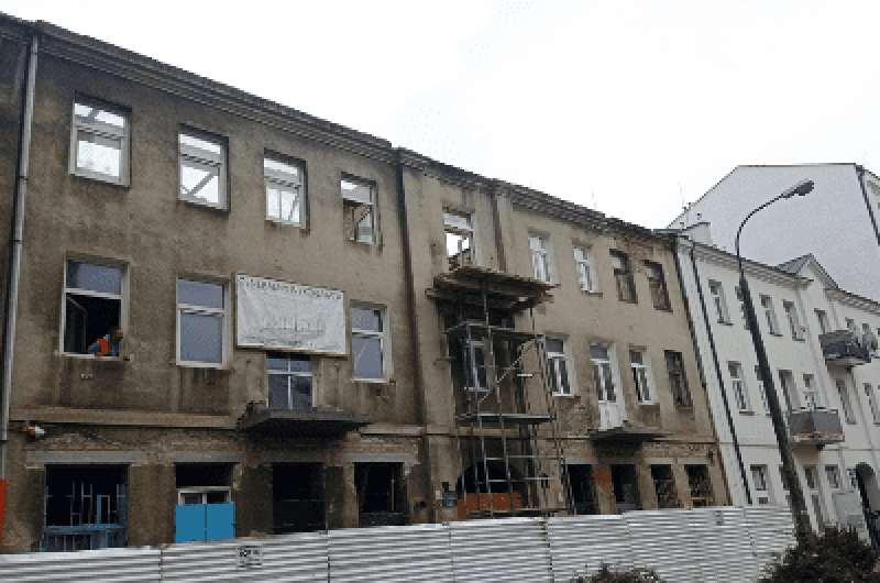 Remont kamienicy przy ul. Środkowej 16