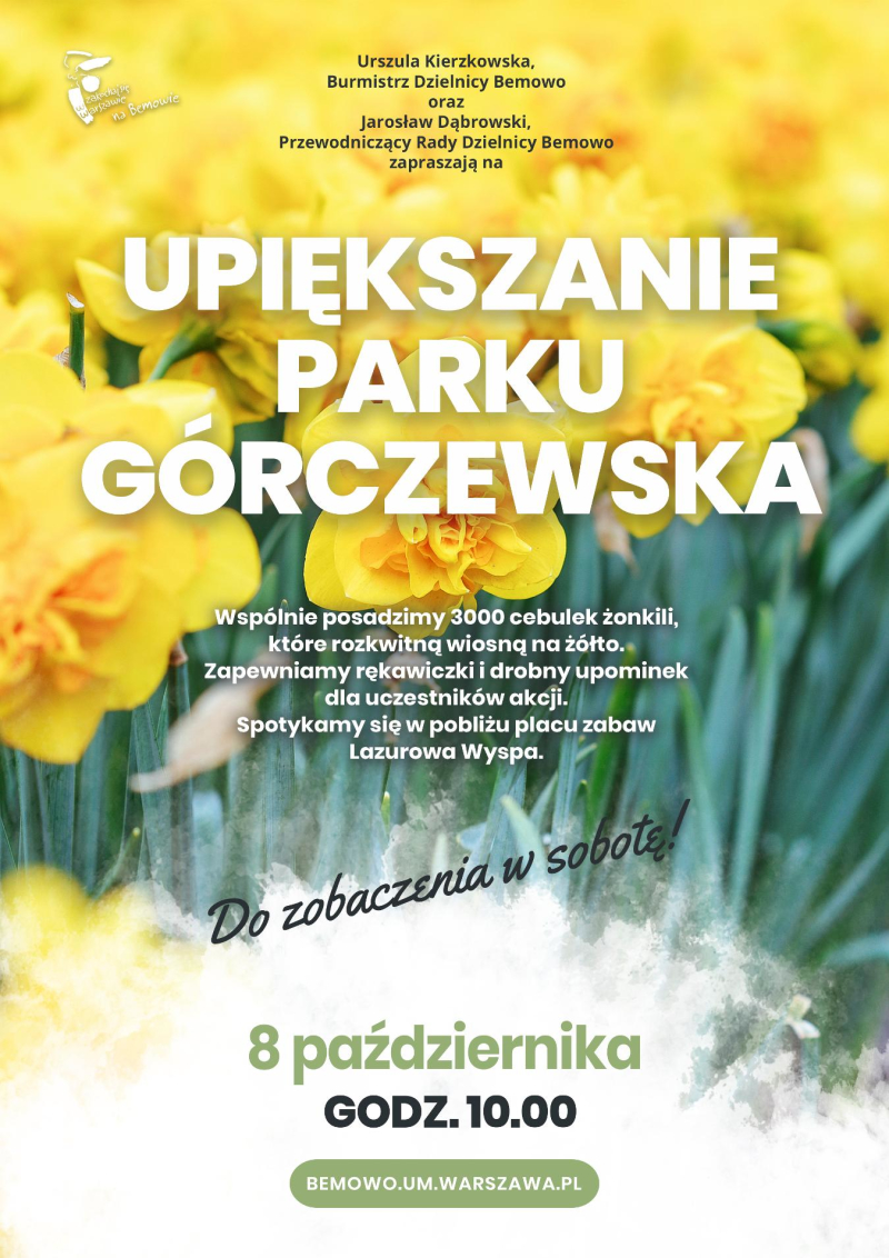 Akcja ekologiczna "Upiększanie Parku Górczewska"