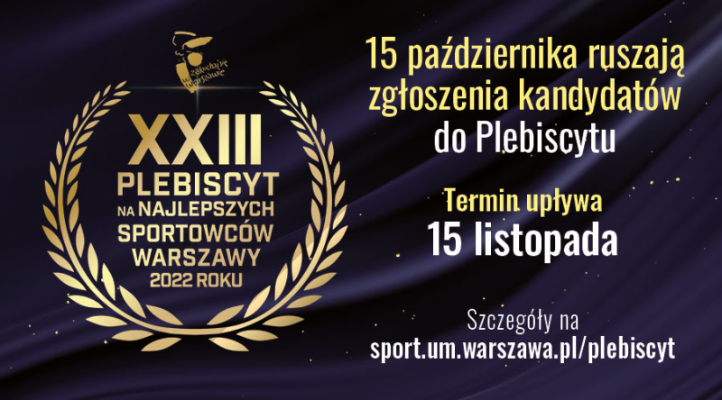 XXIII Plebiscyt na Najlepszych Sportowców Warszawy 2022 roku