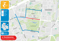 Kolejne zmiany w ruchu na Kondratowicza