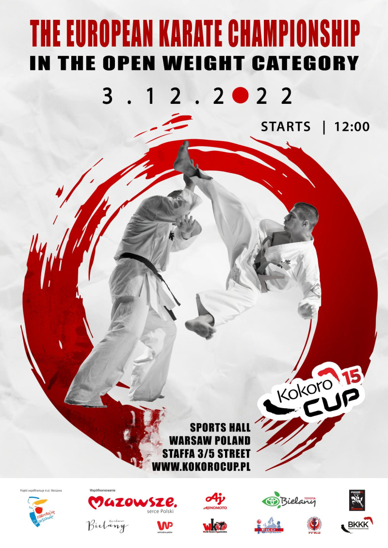 Mistrzostwa Europy Open Karate Shinkyokushin – Kokoro Cup 15