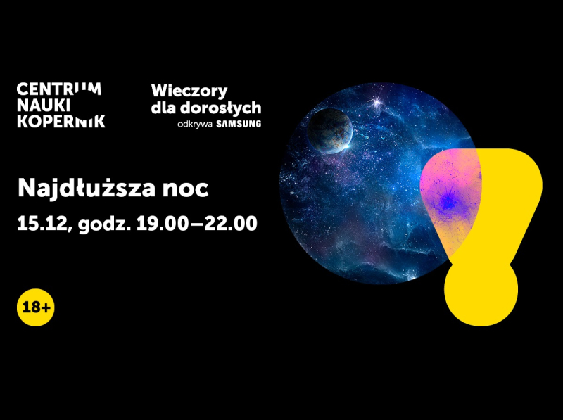 Bezpłatne wejściówki dla nauczycieli na Wieczory dla dorosłych w Koperniku