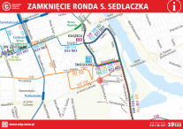 Dwutygodniowe zamknięcie ronda Sedlaczka