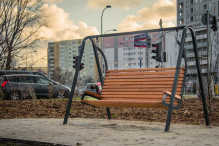 Park kieszonkowy po prawej stronie Wisły