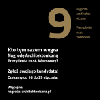 Nagroda Architektoniczna prezydenta Warszawy – ruszyły zgłoszenia