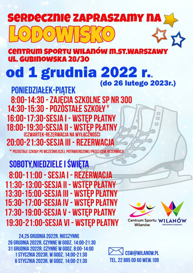 Lodowisko w Warszawie