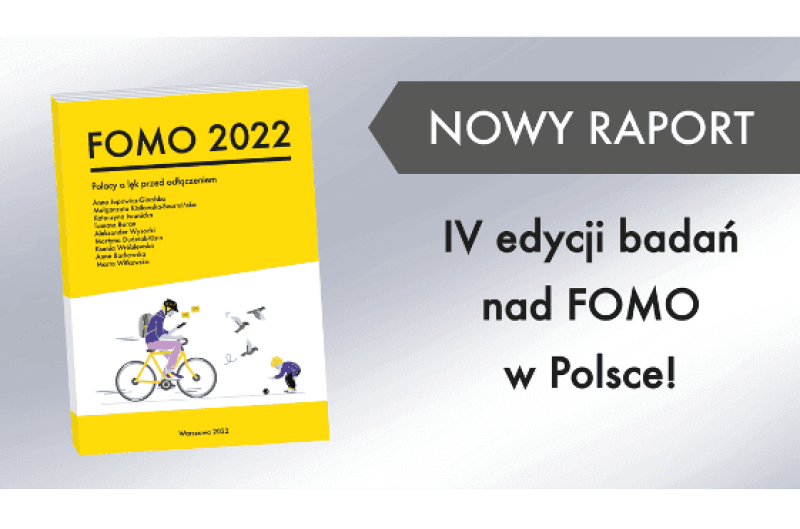 Raport NASK: Jedynie 6% młodych ludzi nie doświadcza FOMO