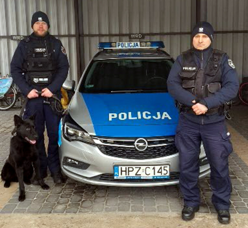 Podziękowanie dla mińskich policjantów